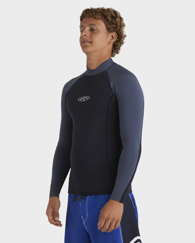 MENS 1/1MM ABSOLUTE NATURAL LONG SLEEVE WETSUIT TOP