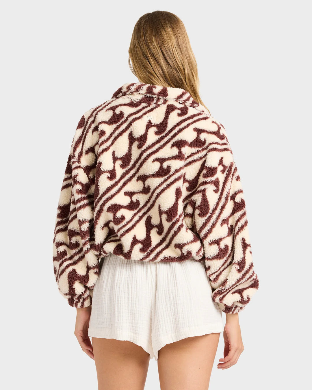 DARK WAVE HALF ZIP CREW - LADIES