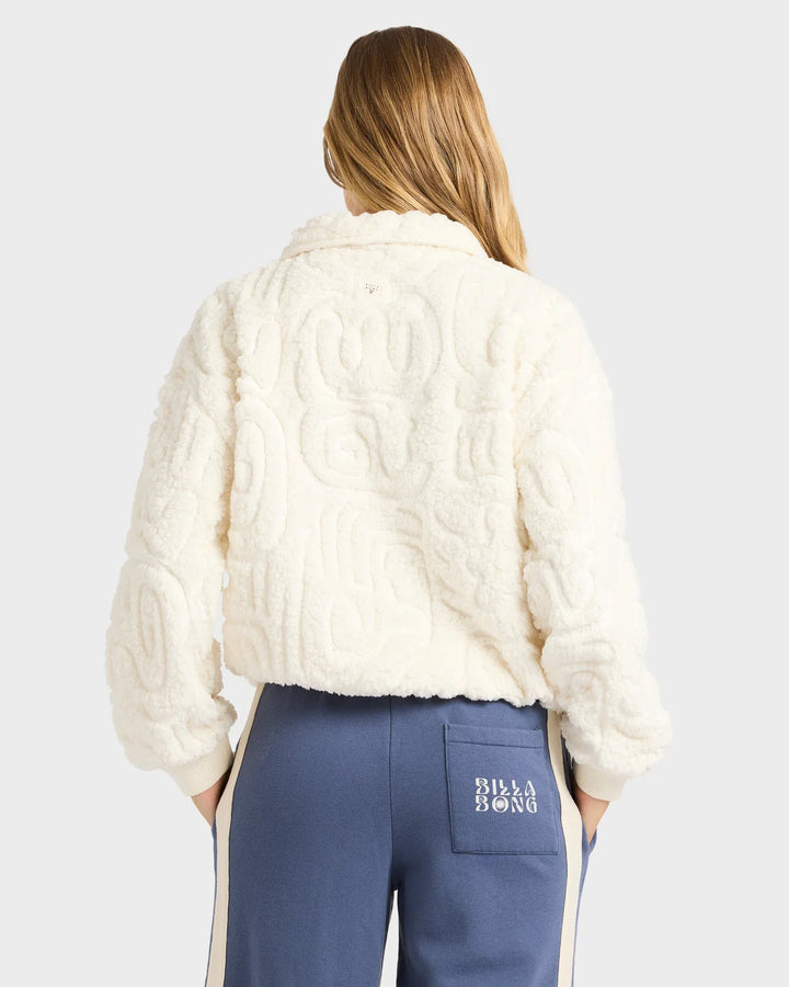 LE LOVE HALF ZIP CREW