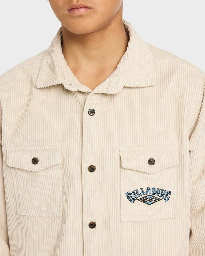 BOYS 8-16 BONG DAYS CORDUROY LONG SLEEVE