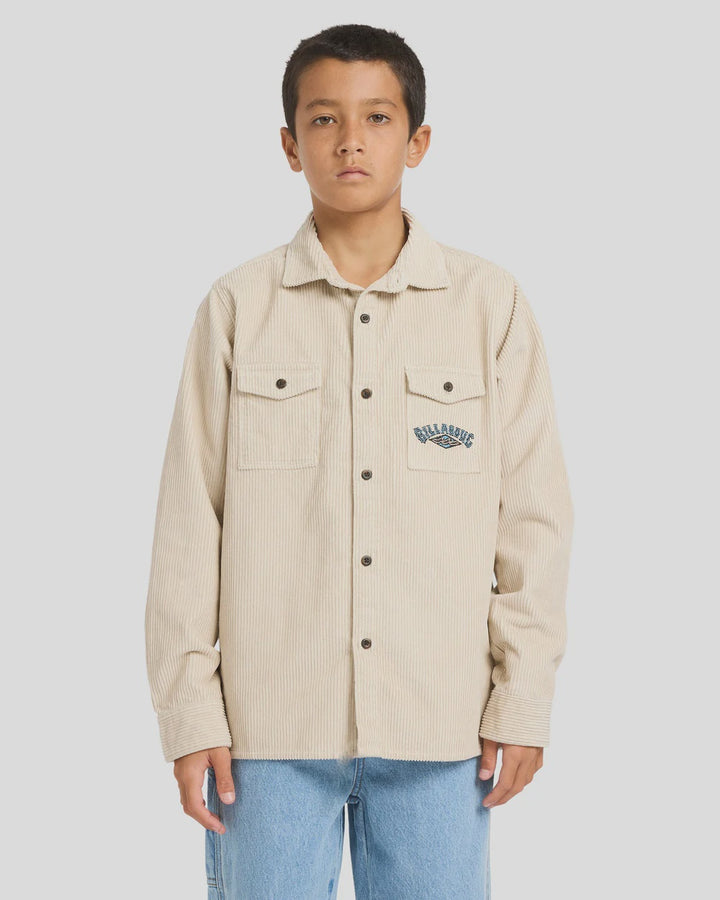 BOYS 8-16 BONG DAYS CORDUROY LONG SLEEVE