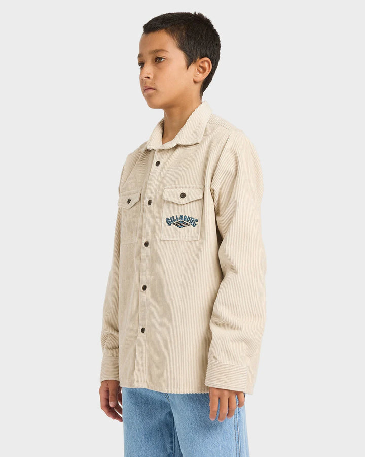 BOYS 8-16 BONG DAYS CORDUROY LONG SLEEVE