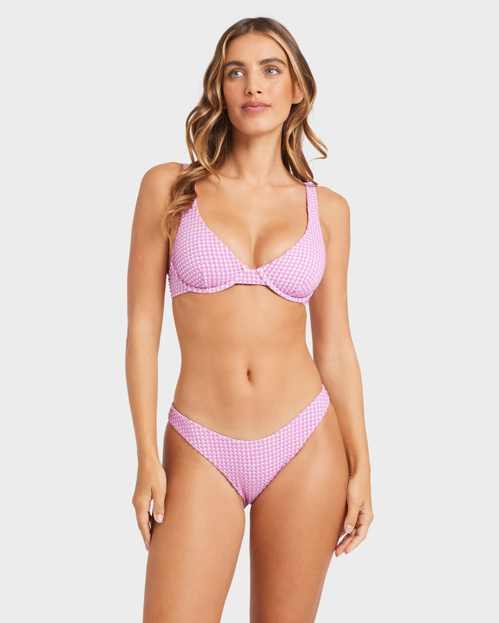 MINI WAVE CHECK HIKE BIKINI BOTTOM