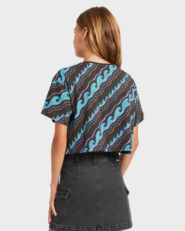 GIRLS SEA LEVEL CROP TEE