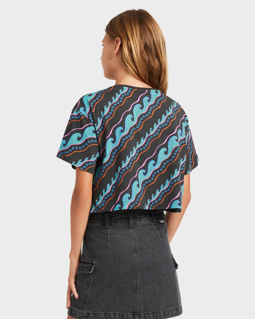 GIRLS SEA LEVEL CROP TEE