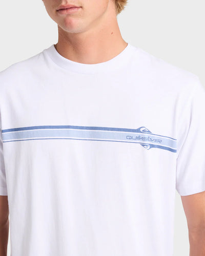 QUIKSILVER LINE UP STRIPE SS TEE