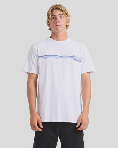 QUIKSILVER LINE UP STRIPE SS TEE