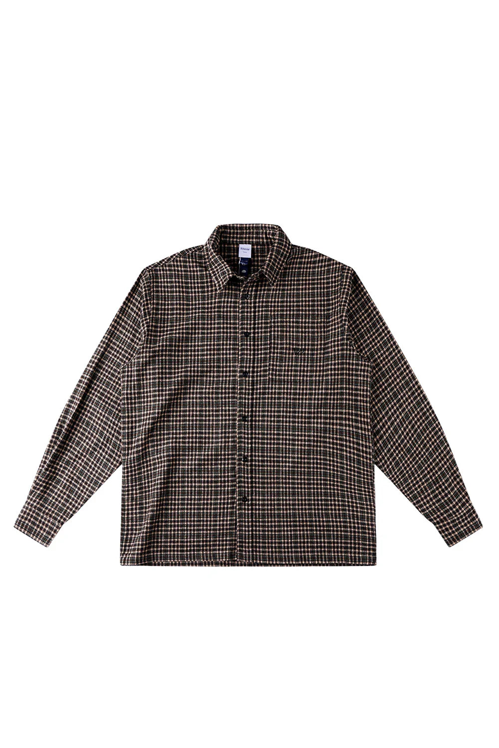 PLAID OFF TRACK SHIRT BROWN