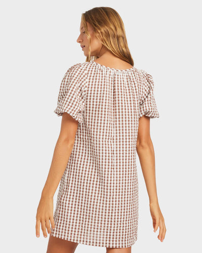LADIES DELILAH CHECK DRESS