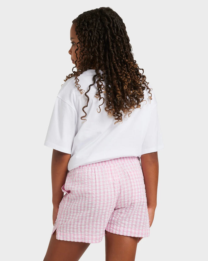 GIRLS DAISY CHECK SHORTS