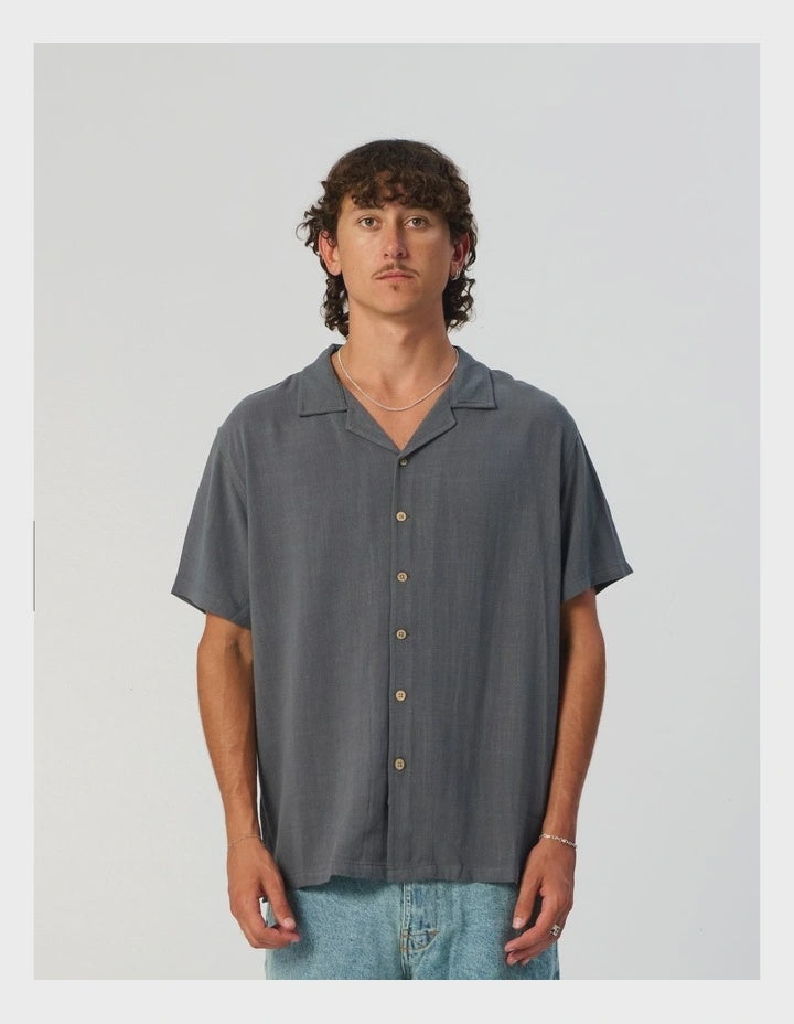 ERNIE RESORT SHIRT - PHANTOM
