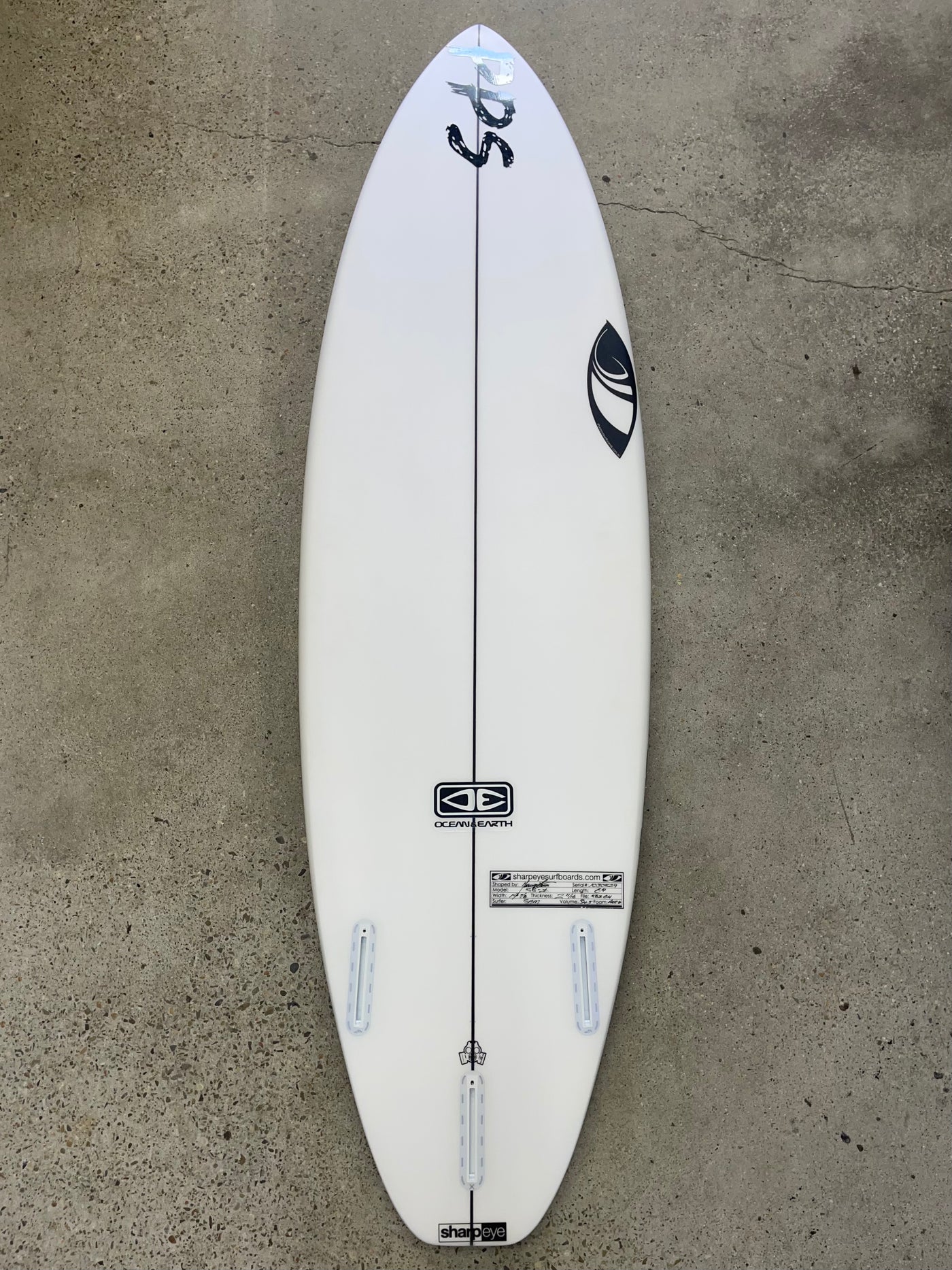 SHARPEYE SB-1 - 6'4 X 19 7/8 X 2 11/16 @ 34.5L