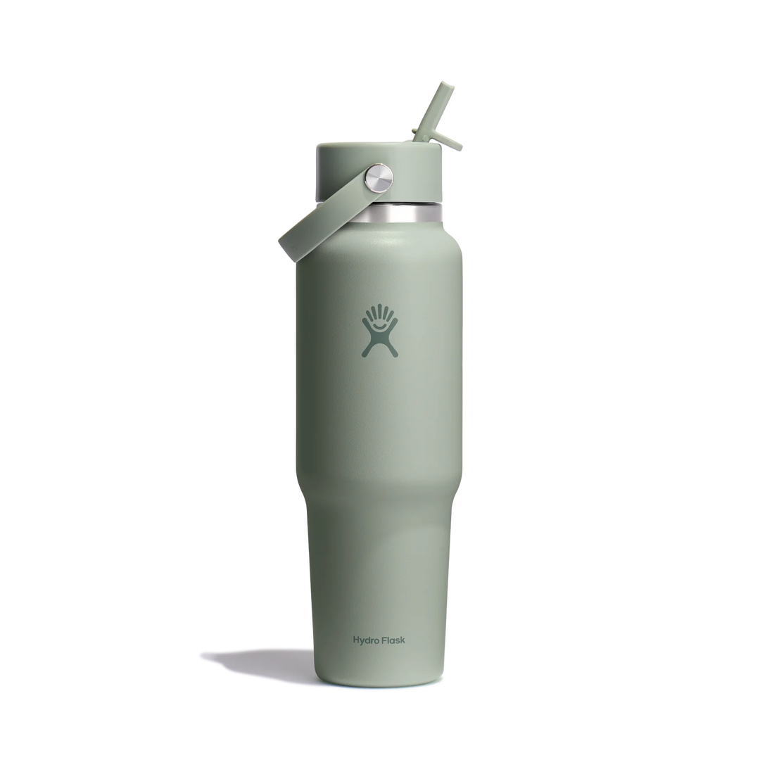 40OZ WIDE MOUTH FLEX STRAW TRAVEL BOTTLE