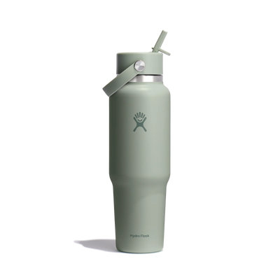 40OZ WIDE MOUTH FLEX STRAW TRAVEL BOTTLE