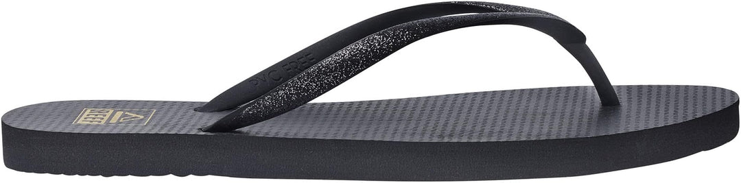 LADIES SEASIDE - BLACK/GLITTER