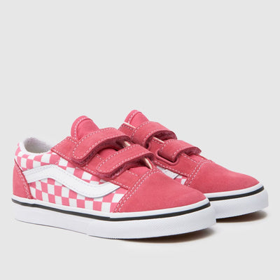 OLD SKOOL V - PINK/CHECK