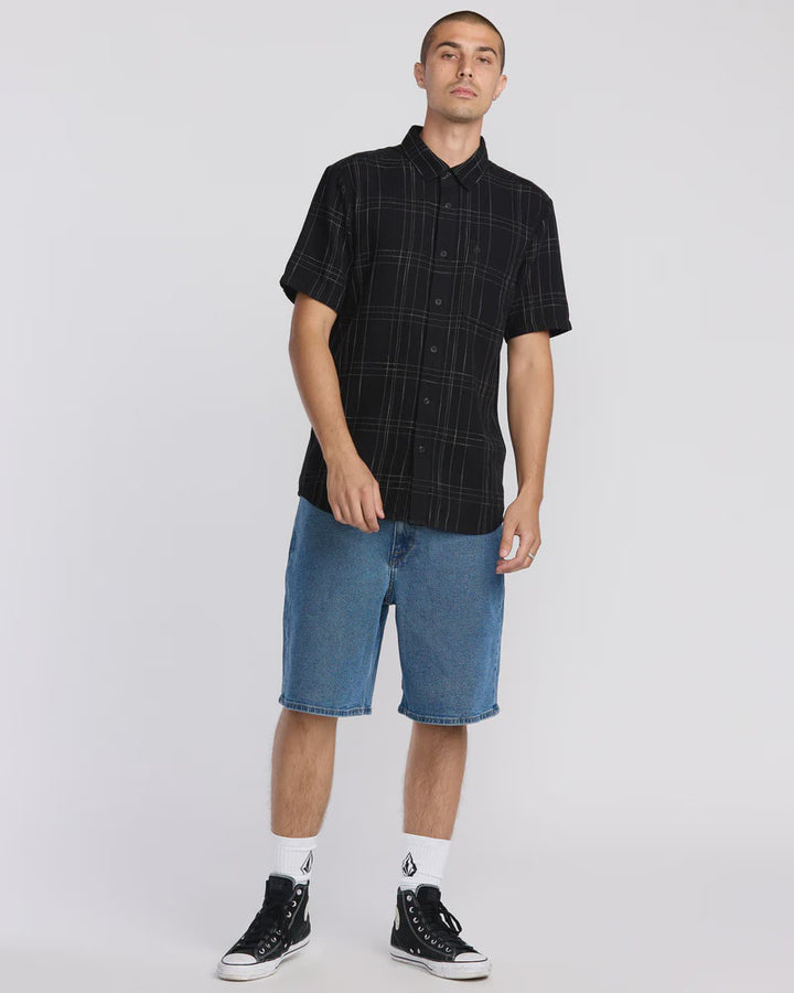 BILLOW DENIM SHORTS 22"
