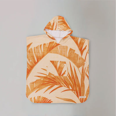 TODDLERS PALM HOODED PONCHO