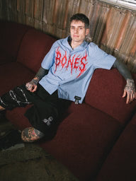 ROCKER STRIPED BOWLO SHIRT