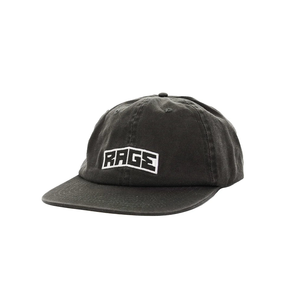 RAGE LOGO HAT - BLACK