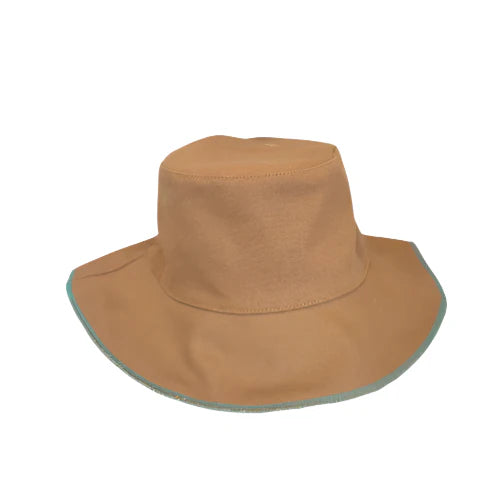 COTTON CONTRAST EDGE BUCKET HAT