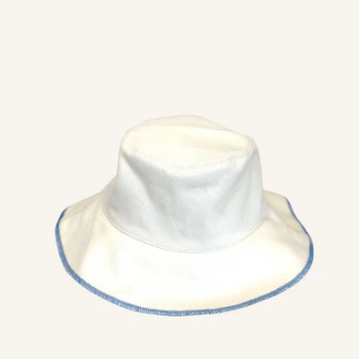 COTTON CONTRAST EDGE BUCKET HAT