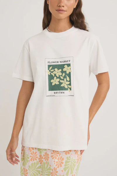 FLOWER MARKET BOYFRIEND TEE