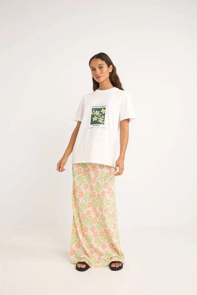 FLOWER MARKET BOYFRIEND TEE