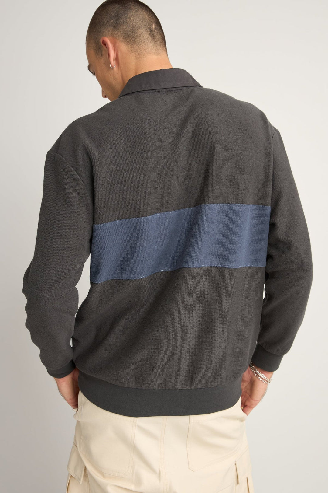 TERRY VINTAGE LS RUGBY SHIRT
