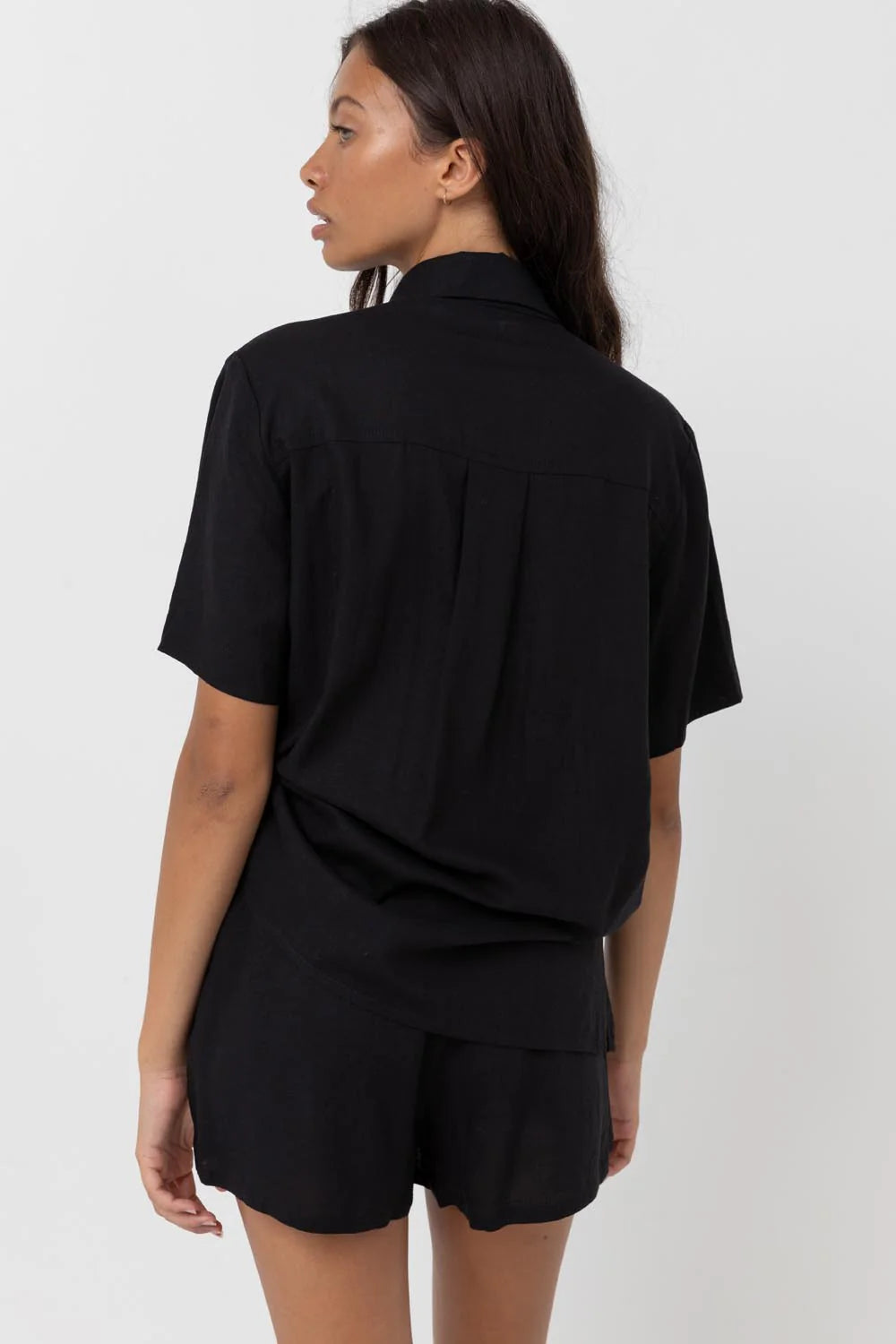 CLASSIC LOUNGE SHIRT - BLACK