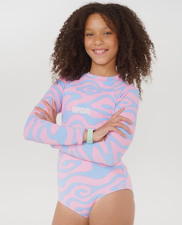 COSMIC UPF LS SURFSUIT - GIRLS