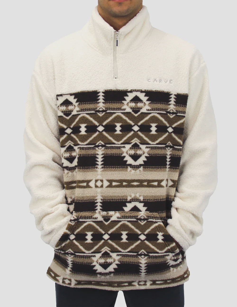DUTTON MENS 1/4 ZIP SWEATSHIRT