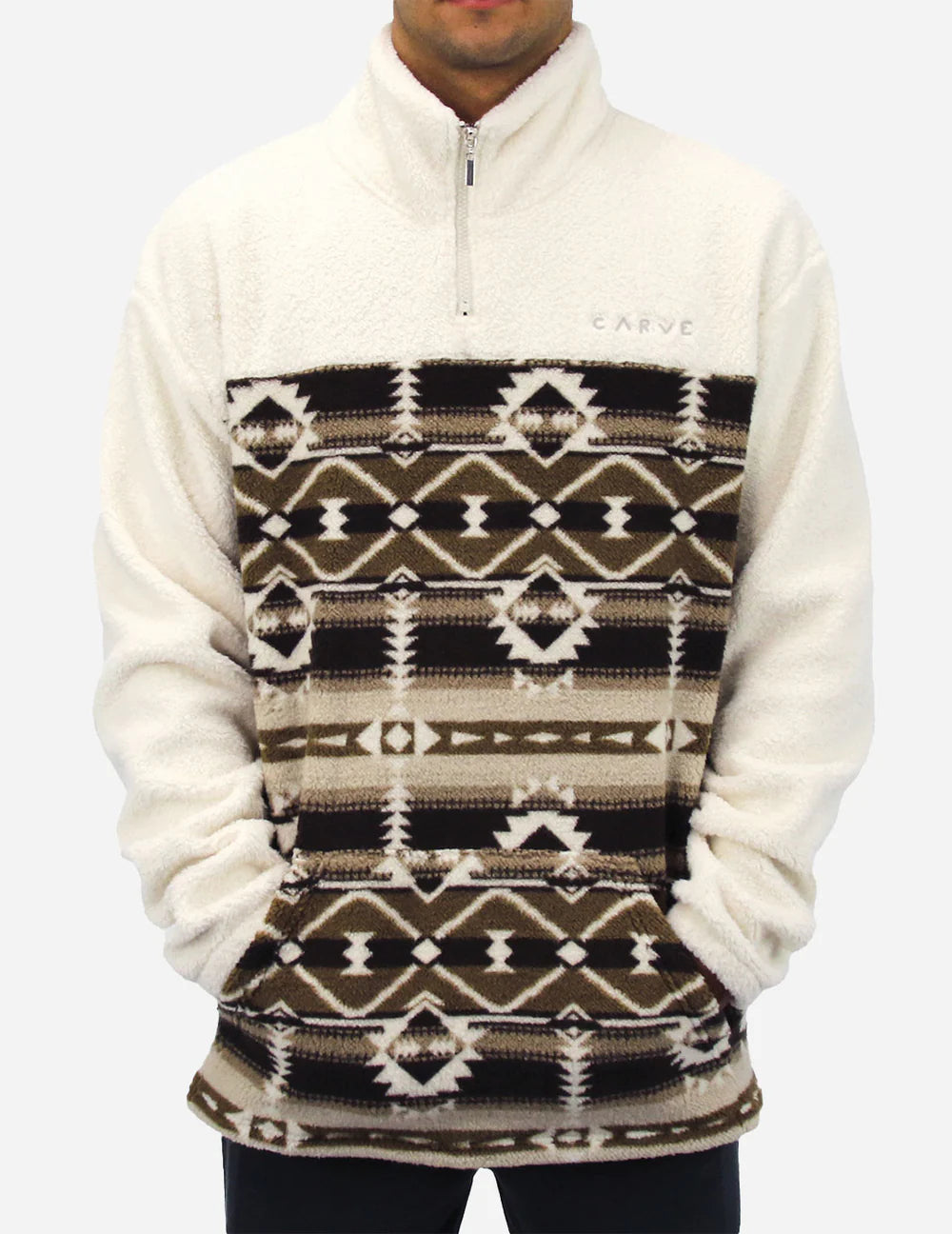 DUTTON MENS 1/4 ZIP SWEATSHIRT