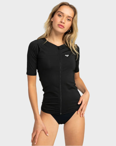 ESSENTIALS SS ZIPPED LYCRA