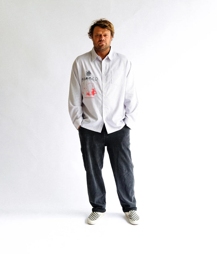 DXD REYNOLDS STRIPE L/S SHIRT