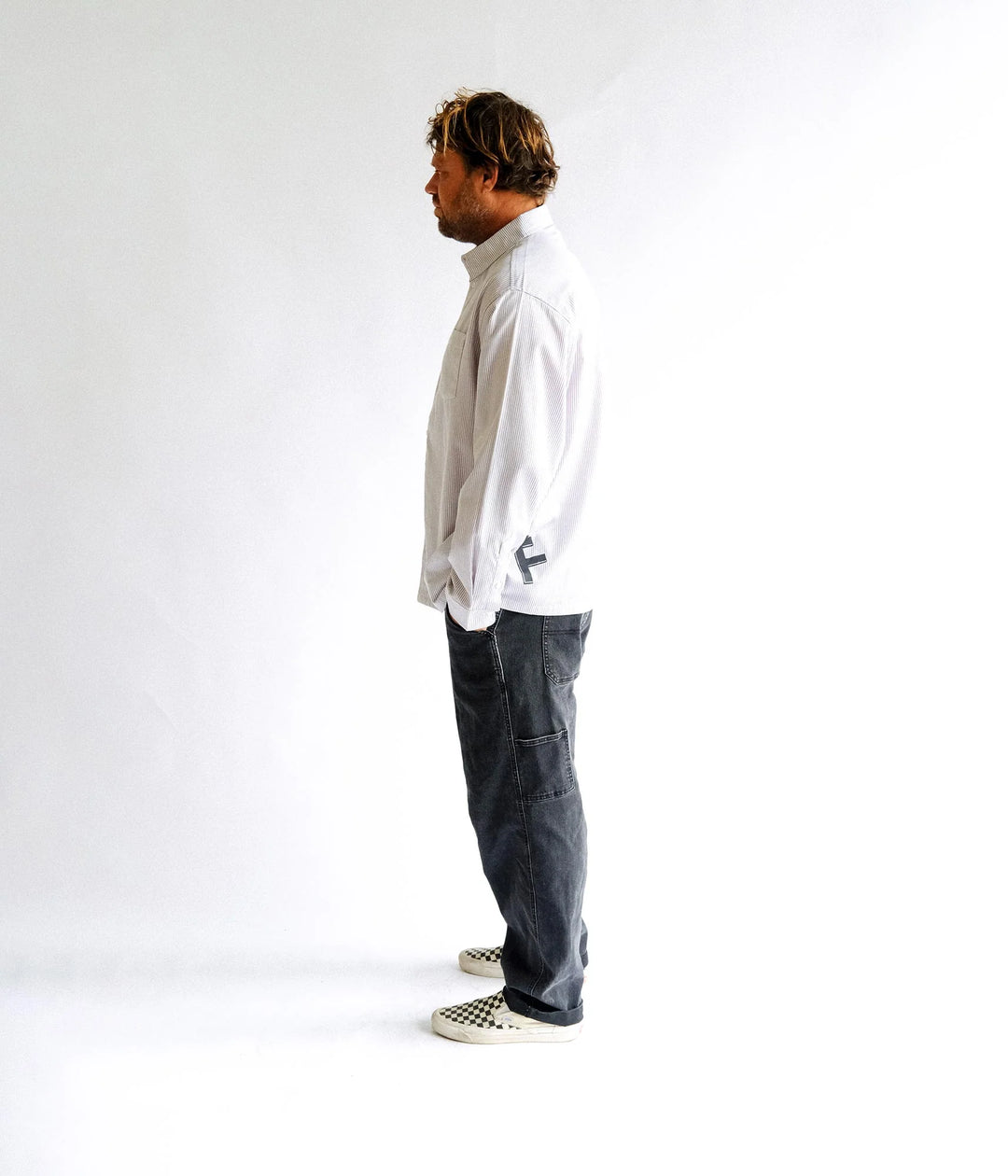 DXD REYNOLDS STRIPE L/S SHIRT