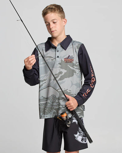 THE ISLAND CAPTAIN YOUTH FISHING JERSEY