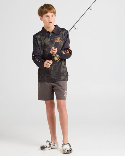 THE KRAKEN CAPTAIN YOUTH FISHING JERSEY