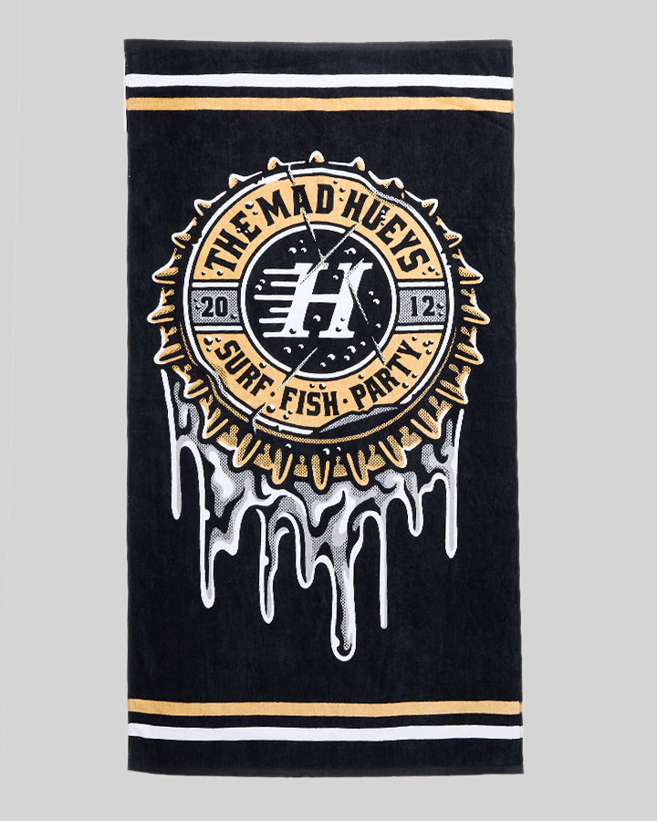 HUEYS COLD ONE BEACH TOWEL