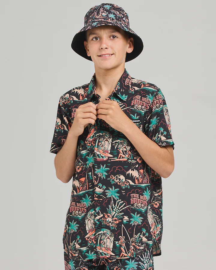 SHE'LL BE RIGHT - YOUTH WOVEN SHIRT