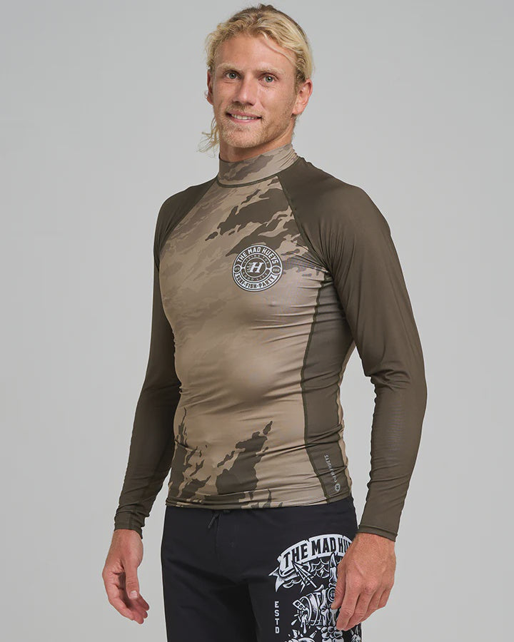 HUEYS GOOD LIFE RAGLAN LS RASHIE