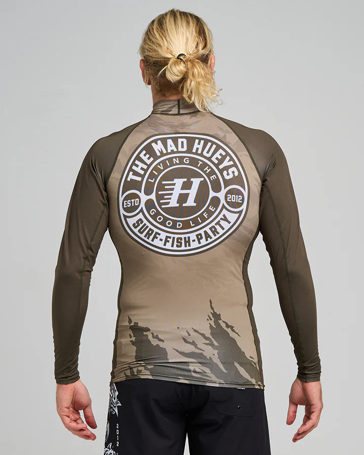 HUEYS GOOD LIFE RAGLAN LS RASHIE