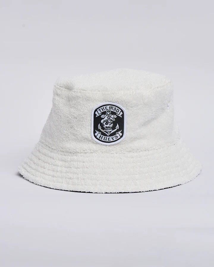 SAILOR ANCHOR REVERSIBLE TERRY BUCKET HAT