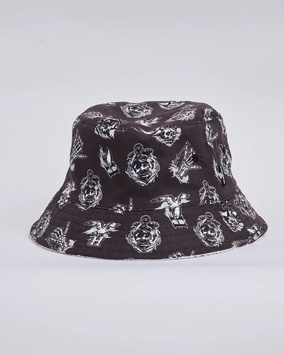 SAILOR ANCHOR REVERSIBLE TERRY BUCKET HAT
