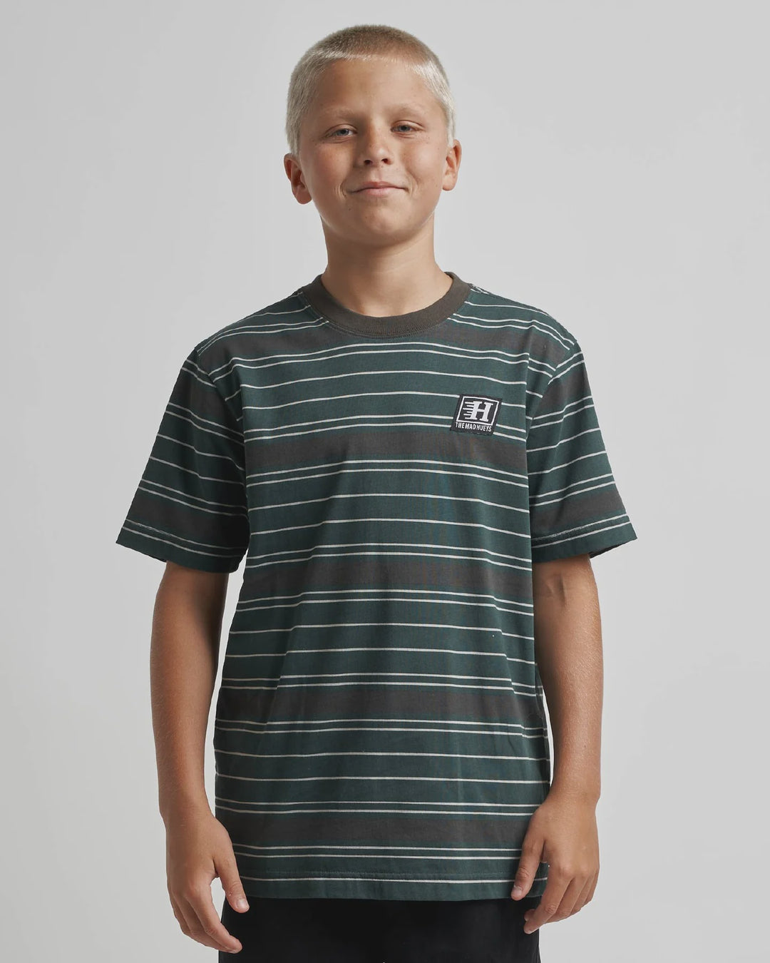 PARALLEL STRIPE HUEYS YOUTH SS TEE