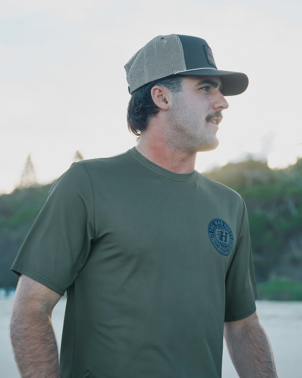 CHECKER HUEYS RELAXED SS RASHIE