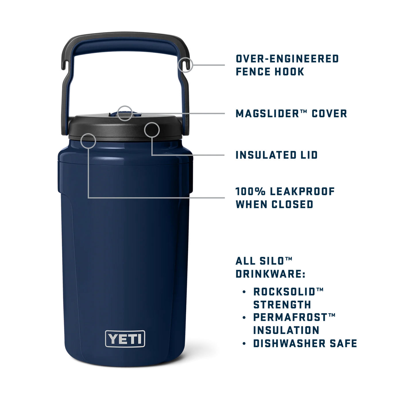 SILO 1/2 GALLON STRAW JUG