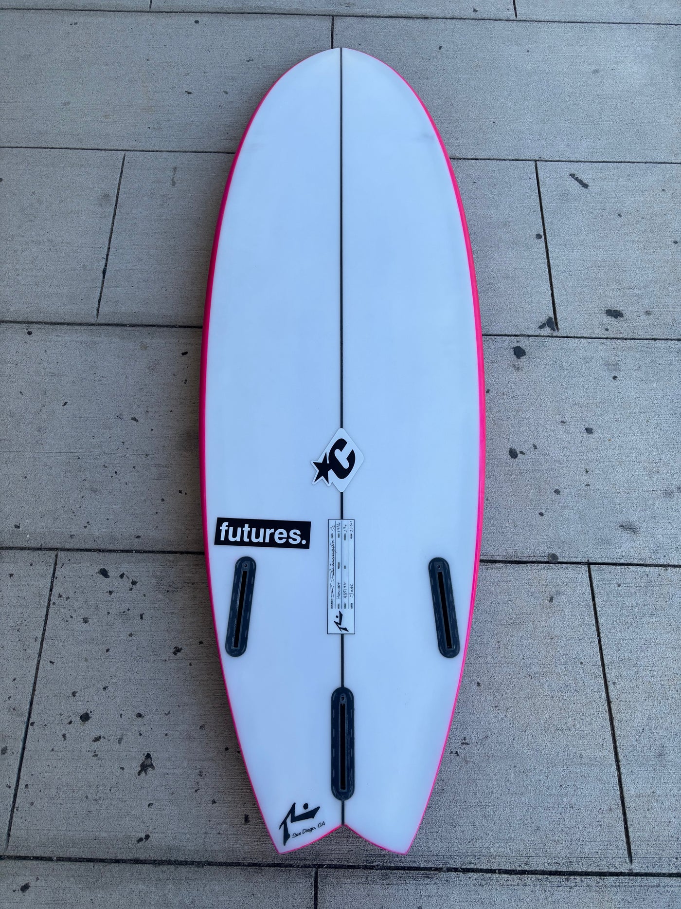 RUSTY HATCHET - 5'6 X 19 3/4 X 2 1/4 @ 27.5L
