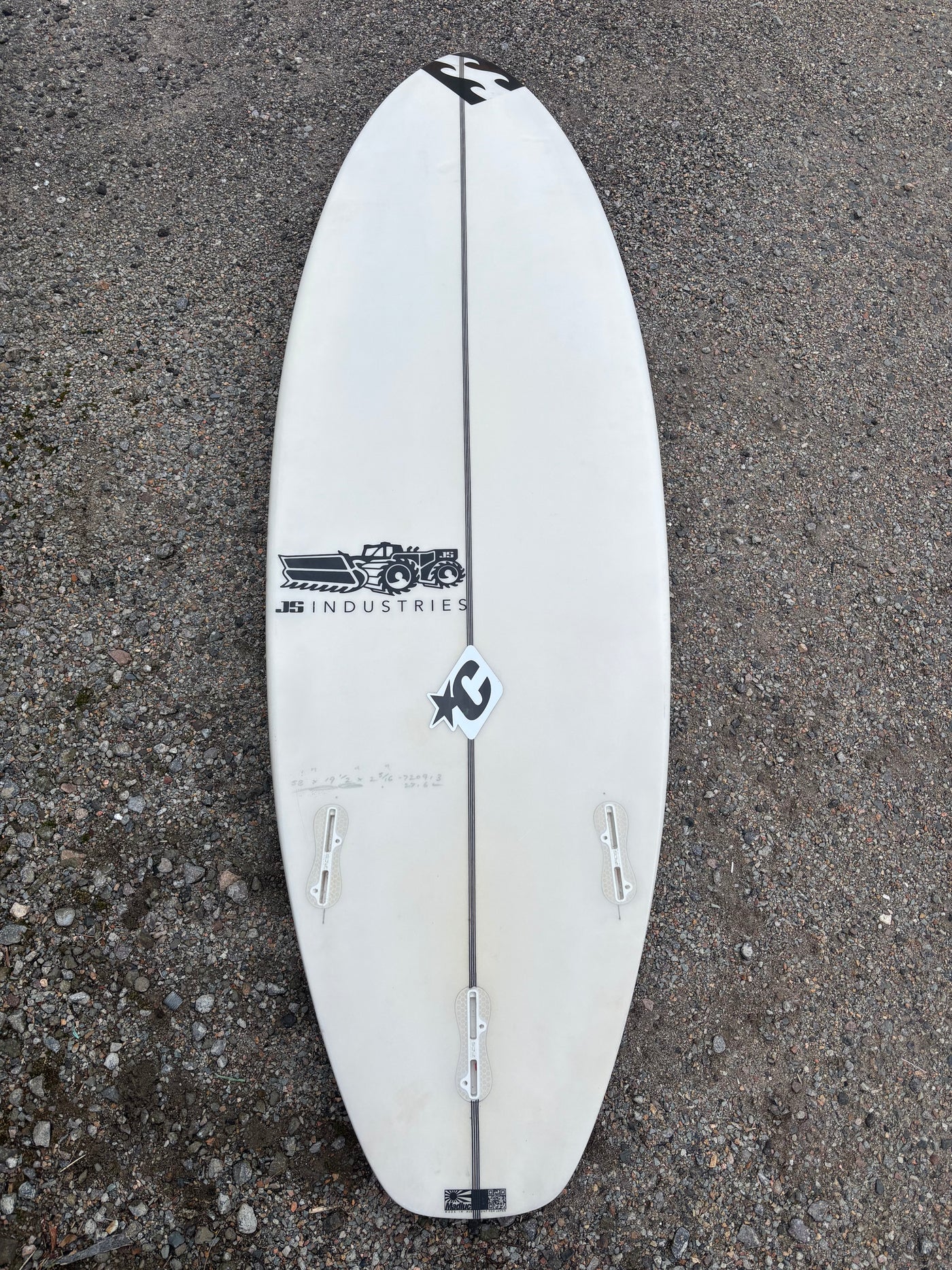 JS "ZERO" 5'8 X 19 1/2 X 2 5/16 @27.6L