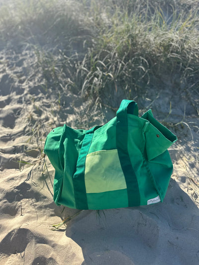 APPLE GREEN BEACH BAG